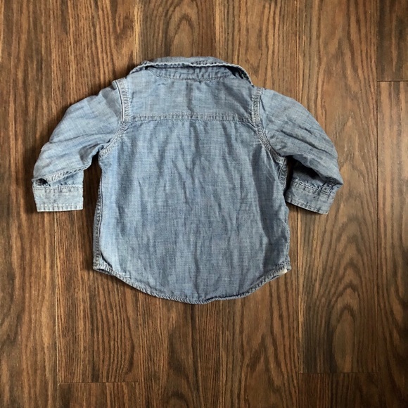 Gap Lined Chambray Button Down - Picture 2 of 4